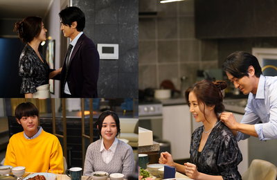 채널A 월화드라마 <쇼윈도:여왕의 집> 아무 것도 모르는 송윤아, 가족과 함께한 생일 파티