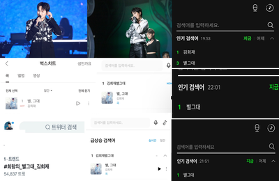 김희재, 팬들 위해 만든 팬송 '별, 그대' 방송출연 없이 각종 차트석권 '기염'