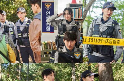 '지금부터, 쇼타임!' 진기주, 하드케리 경찰로 촬영장 종횡무진…확고한 여주인공 존재감 입증