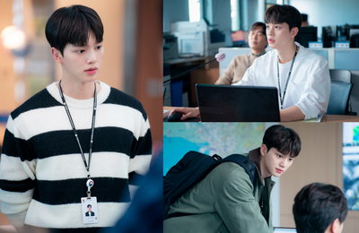 JTBC <기상청 사람들> 기상청 직장인으로 돌아온 송강, "어서오, 시우!" 고대했던 자체발광 첫 스틸컷 공개!
