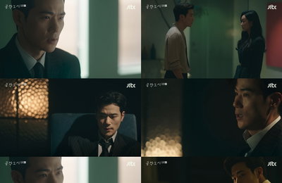JTBC 수목 드라마 <공작도시> “당신 명심해”…본색 드러낸 김강우, 기승전결 이끈다
