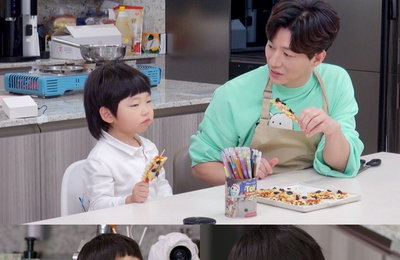 KBS 2TV 예능 <편스토랑> 정상훈, 아빠 닮은 끼쟁이 막내아들 한결이 애교에 '심쿵'