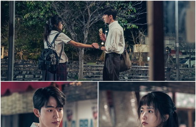 tvN ‘스물다섯 스물하나’ 김태리-남주혁, 닿을 듯 말 듯 한 뼘만큼 더 가까워졌다! 은근 설렘 X 심쿵 폭격 ‘볼 빨간 투샷’ 포착!
