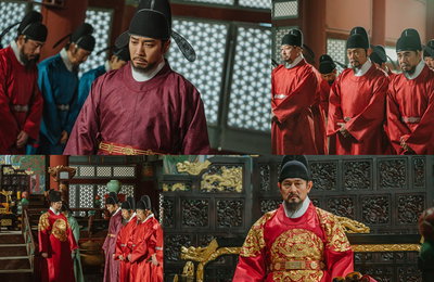 KBS 1TV 대하드라마 <태종 이방원> 김영철에게 용상 물려받은 김명수 “아우를 베서라도 용상을 지키겠소” 주상욱-김명수, 왕위를 둘러싼 팽팽한 대립