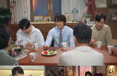 KBS 2TV 주말드라마 <현재는 아름다워> 윤시윤-오민석-서범준, '아파트'에 눈이 번쩍! 시청률 상승, 24.6%