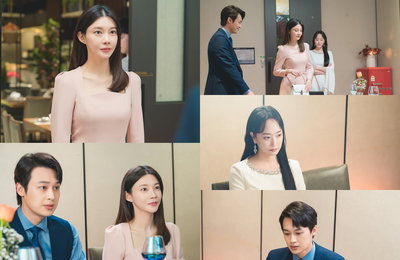 KBS 2TV 새 일일드라마 <황금가면> 차예련-이중문-연민지, 미묘한 분위기 속 삼자대면 포착! 상반된 분위기에 궁금증 UP!