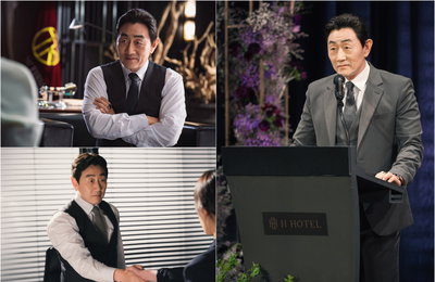 SBS 새 금토드라마 <왜 오수재인가> 역대급 ‘센캐’로 귀환! 허준호 스틸컷 공개 등장만으로 ‘숨멎’ 텐션 유발하는 존재감