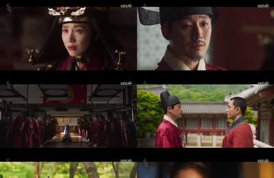 KBS 2TV 월화드라마 <붉은 단심> 깨어난 이준, 윤곽 드러난 지금까지 사건들! 오승훈, 승려 혜강의 정체는 정의균이 거둔 ‘시월이’였다! 전율 엔딩