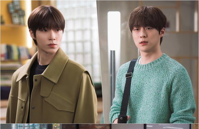 SBS 금토드라마 <왜 오수재인가> 황인엽VS배인혁, 일촉즉발 대치 포착 달라진 분위기 속 미묘한 신경전 감지