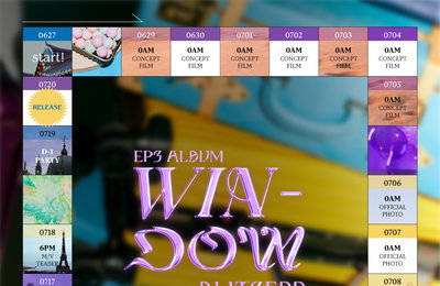 블리처스, 'WIN-DOW' 타임 테이블 오픈...본격 컴백 카운트다운