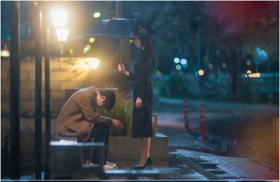 [SBS 왜 오수재인가] 서현진X황인엽, 슬프고 아련한 빗속 눈맞춤 서현진의 냉담한 반응, 황인엽의 흔들리는 눈빛