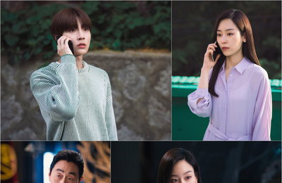 [SBS 왜 오수재인가] 서현진X황인엽, 먼발치 눈맞춤 통화 → 서현진VS허준호, 위험한 진실게임