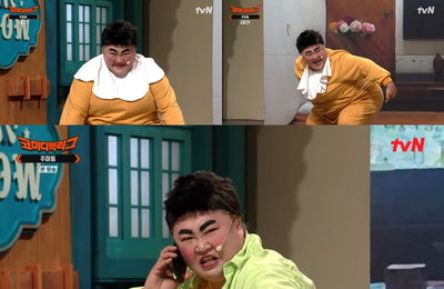 홍윤화, tvN <코미디 빅리그> ‘주마등’ 물오른 개그 본능→문세윤 캐릭터에 완벽 빙의! 안방극장 포복절도