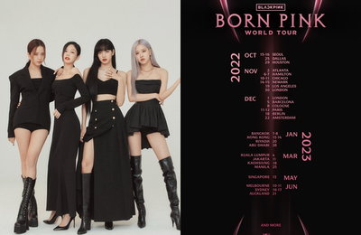 '정규앨범 컴백' 블랙핑크, 2022~2023 월드투어 일정 발표