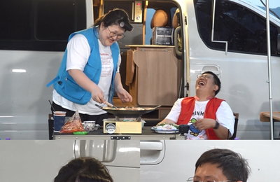MBC 예능 프로그램 <전지적 참견 시점> 이국주, 캠핑은 페이크? 끝나지 않는 ‘무한 호로록’ 먹방