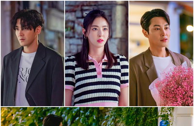 ENA 새 수목드라마 ‘얼어죽을 연애따위’ 이다희-최시원-송종호, 늦은밤 불쑥 찾아 온 구남친, 멀리서 바라보는 남사친, 그 사이에서 흔들리는 눈빛...이 분위기, 진짜 심상치 않다! 팝콘각 쓰리샷 포착!