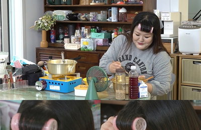 MBC 예능 프로그램 <전지적 참견 시점> 이국주, 먹방과 화장을 동시에?! 신박한 멀티태스킹 ‘먹뷰티’ 현장 공개!