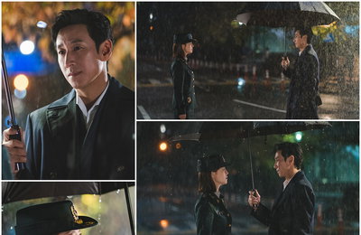 SBS 새 금토드라마 ‘법쩐’ 이선균-문채원, 10년 만의 조우! 우산 아래 그림 같은 ‘이심전심 투샷’! 새해 가장 기대되는 ‘특급 케미’ 탄생!