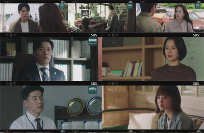 SBS 월화드라마 <트롤리> 김현주X박희순 눈물 엔딩! 죄책감에 고통스러운 박희순부터 과거 기억 떠올린 김현주까지