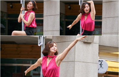 KBS 2TV 새 월화드라마 ‘두뇌공조’ 예지원, “길 한복판 표지판 기둥 잡고 ‘폴댄스’”시.선.강.탈 ‘섹시한 길거리 봉춤’포착!