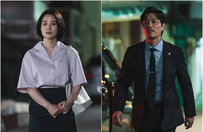 SBS 월화드라마 <트롤리> 김현주X박희순 부부의 퇴근길 조우 현장 3년 만에 재회한 류현경X기태영 부부 등장