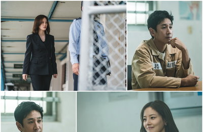 SBS 금토드라마 ‘법쩐’ 이선균-문채원, 죽음의 위기 넘긴 후 극적 재회 성사! 무언의 연대, 따스한 눈빛, 격려의 미소 오간 뭉클 애틋 교도소 면회 투샷 포착!