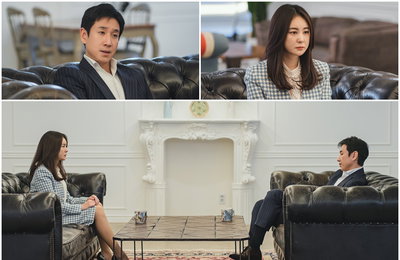 SBS 금토드라마 ‘법쩐’ 이선균 VS 손은서, 의심과 불안, 긴장과 혼란 일렁이는 얼음장 밀회 현장 포착 적대 관계였던 두 사람, 같은 목표 두고 연대할까!