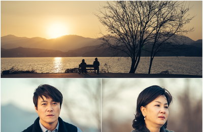 TV CHOSUN 주말미니시리즈 ‘빨간 풍선’ 김혜선-최대철, 말없이 눈물만 주룩주룩 ‘묵음 오열 현장’ 포착! 해질녘 애처로운 ‘붉은 노을 투샷’!