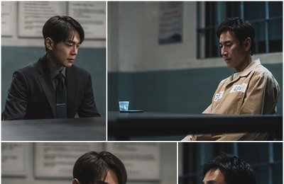 SBS 금토드라마 ‘법쩐’ 이선균-강유석, 구치소 면회장 ‘쓰디쓴 소주 독대’ 투샷! 삼촌과 조카 역대급 충격에 빠진 이유는?!