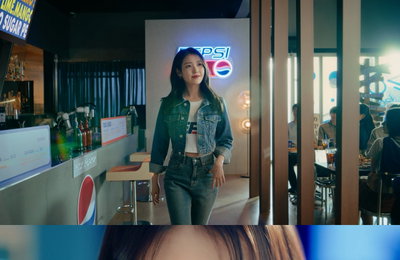 아이유, 탄산 음료 CF 속 눈부신 자태...'청순→매혹' 원톱 클래스 미모 대방출
