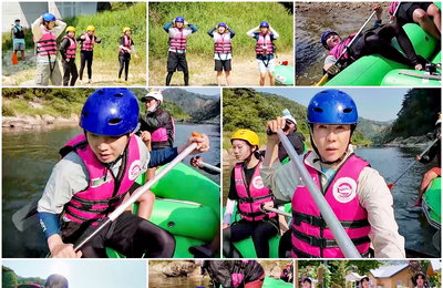 <웰컴 투 장미골> 손태진 VS 에녹, 강원도 인제 래프팅 시합 승자는?