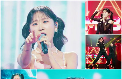 MBN <한일톱텐쇼> 김다현-아이코, 한일 황금 막내 라인 극과 극 파워 무대 공개