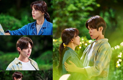 CJ ENM 드라마 프로젝트 <고물상 미란이> 임세미X이시우 한밤중 로맨틱 달빛 포옹 포착