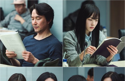 ‘이토록 친밀한 배신자’ 한석규-채원빈-한예리-노재원-윤경호-오연수, 열연 폭발 대본 리딩 현장