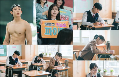 tvN 토일드라마 <엄마친구아들> 정해인X정소민X김지은, 학창 시절 스틸컷 공개
