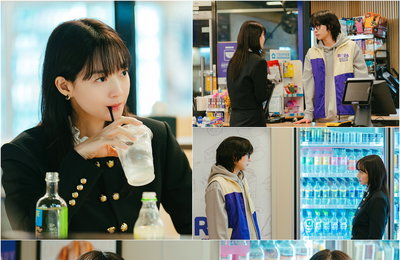 오늘 첫 방송 <손해 보기 싫어서> 신민아 vs 김영대, 편의점서 한밤중 맞대면 포착