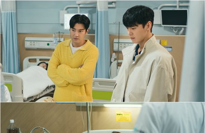 TV CHOSUN ‘DNA 러버’ 최시원-정인선-이태환, ‘응급실 삼각 구도’ 현장