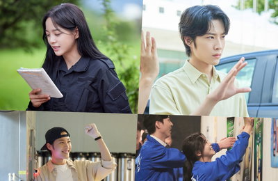 ENA 새 월화드라마 <취하는 로맨스> 김세정X이종원, 첫 방송 기대 '끌올' 하는 비하인드 컷 공개