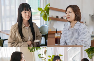 ‘이토록 친밀한 배신자’ 포커페이스 미소 채원빈vs묘한 표정 한예리, 속내 숨긴 대화는?