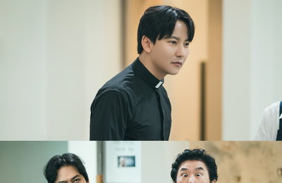‘열혈사제2’ 김남길-김성균-김원해, 극과 극 반응 ‘밤샘 작전 회의’ 현장 “함께 모이면 시너지 급상승!”