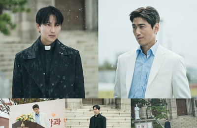‘열혈사제2’ 김남길-성준, 전투력 최강자 ‘빗속 대치’ 현장 속 불꽃 액션 기대
