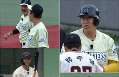 <최강야구> 새 캡틴 정성훈, 타격감 부활+허슬플레이에 덕아웃 ‘열광’