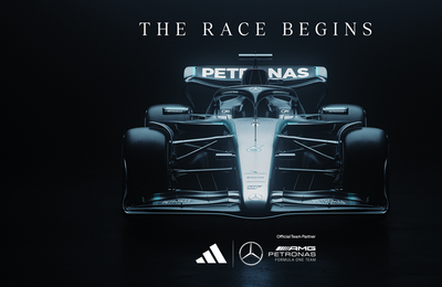 아디다스, 메르세데스-AMG 페트로나스 F1 팀과의 파트너십 체결