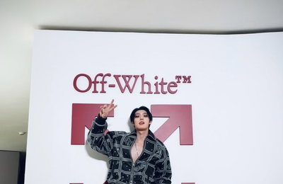 에이티즈 민기, 오프화이트 FW25 패션쇼 출격