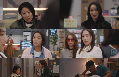 지니 TV 오리지널 드라마 ‘라이딩 인생’ 전혜진vs대치맘 불붙은 신경전 “여기는 전쟁터”