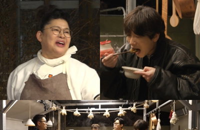 MBC 예능 프로그램 <전지적 참견 시점> 유미 하우스 일꾼 하정우X박병은X이동휘, 먹로비 보은 현장 포착
