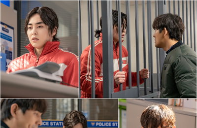와이낫미디어 드라마 <허식당> 시우민 vs 오지호, 심상치 않은 경찰서 대면 포착