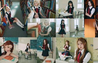 유니스, 'SWICY' 콘셉트 포토 공개… K하이틴 감성 물씬