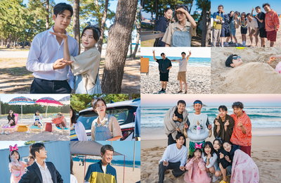 tvN 토일드라마 <감자연구소> 감자 패밀리 바닷가 야유회 비하인드컷 대방출