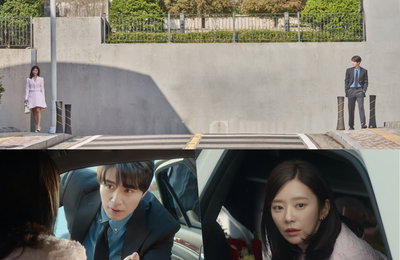 tvN 월화드라마 <이혼보험> 이동욱X이주빈 ‘두근두근’ 걸음 맞춘 나란한 출근길로 관계 변화 얘고